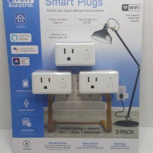 Feit Electric 1368338 WiFi Smart Plug 3-pack - New in package